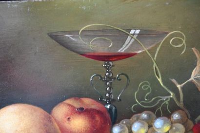 19th-century still life on copper - Flemish...