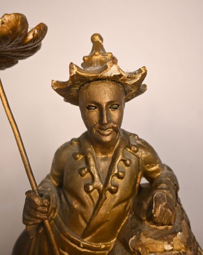 Pendule figurative dite “Augenwender”, Allemagne,...