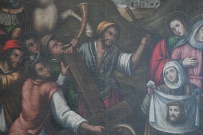 École espagnole du XVIIᵉ siècle – Le Christ...