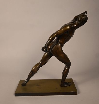 Athlète en bronze, période du Grand Tour,...