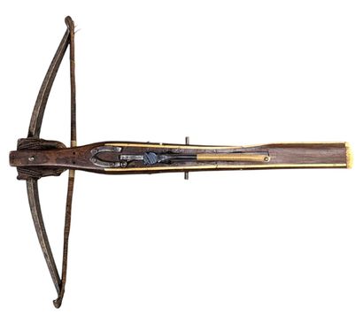 Arbalète de chasse suisse ou sud-allemande,...