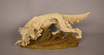 ROYAL DUX (Bohême) – Chien de chasse à l’arrêt...