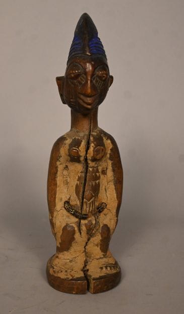 Figure de jumeau(Ibeji), Yoruba, Nigeria,...