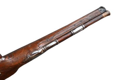 Long-barreled civilian flintlock pistol,...