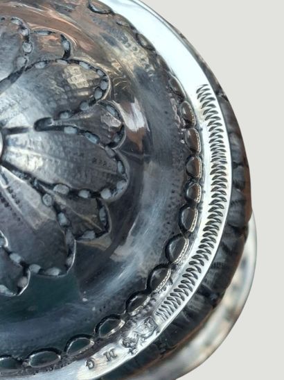 Pair of silver spice pourers, Mathieu Guillaume,...