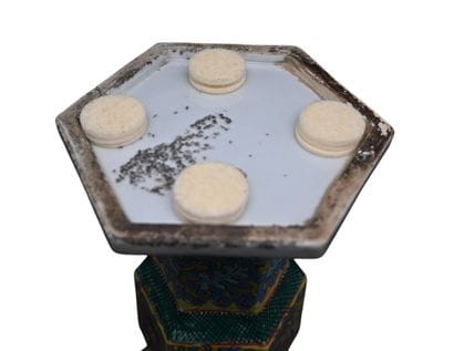 Vase en porcelaine de Chine, forme gu – décor...