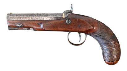 Gentleman's capsule pistol signed J. Kain,...