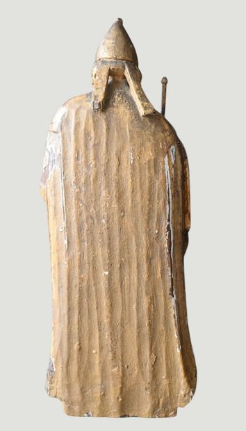 Saint Augustin en évêque – Statue baroque...