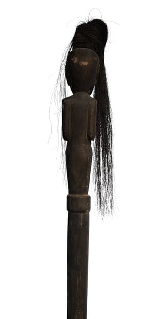 Grande statue rituelle Batak (paal), Sumatra,...