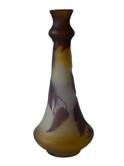 Émile Gallé – Vase en verre camée, Art Nouveau,...