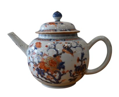 Théière en porcelaine d’exportation chinoise...