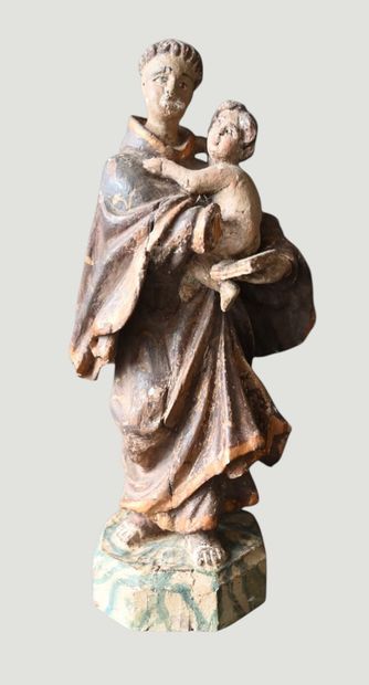 Saint Antoine de Padoue avec l’Enfant Jésus...