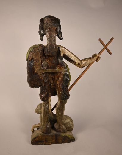 Saint Jean-Baptiste au mouton, sculpture...