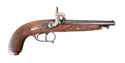 Shooting or dueling percussion pistol, Liège...