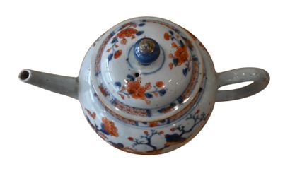 Théière en porcelaine d’exportation chinoise...