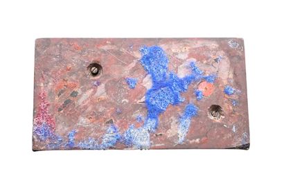 Sculpture en bronze « Chien et Rat » sur...