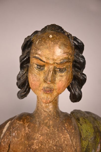 Saint Jean-Baptiste au mouton, sculpture...