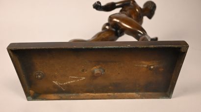 Athlète en bronze, période du Grand Tour,...