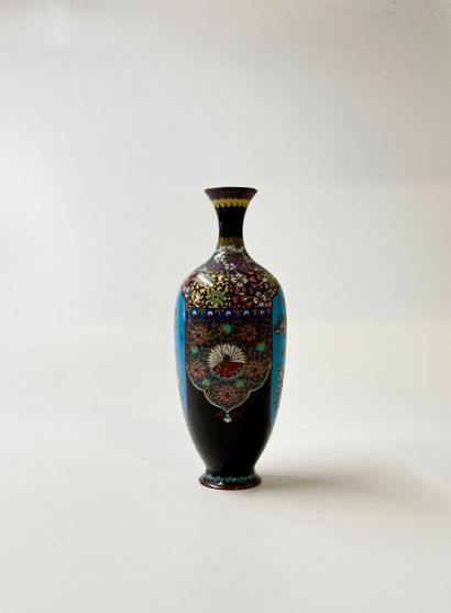 Vase japonais en cloisonné (shippo) – Début...