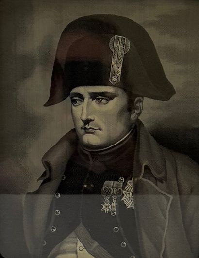 Woven portrait of Napoleon Bonaparte - Manufacture...