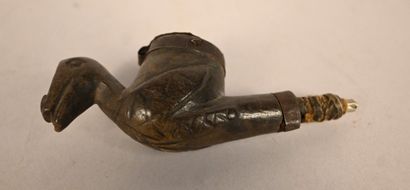 Pipe zoomorphe Yaka – RD Congo – première...