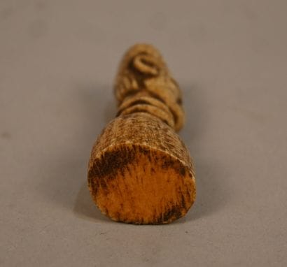 Tête masculine stylisée – Dengese, RD Congo,...