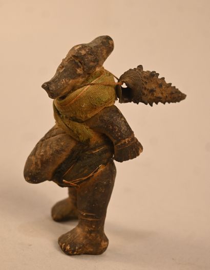 Figure anthropomorphe en terre cuite – Cameroun...