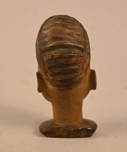 Tête sculptée Chokwe / Lunda – RD Congo /...