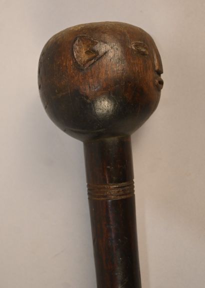 Tanzania - Anthropomorphic war club or stick/sceptre...