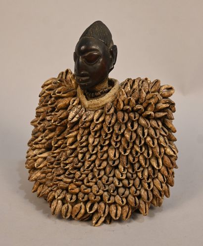 Yoruba - Nigeria - 'Ibeji' twin figure with...