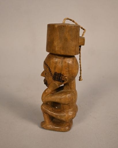 Boîte à tabac Lulua figurative – République...