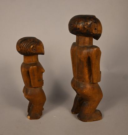 Paire de figures Chokwe – RD Congo / Angola...