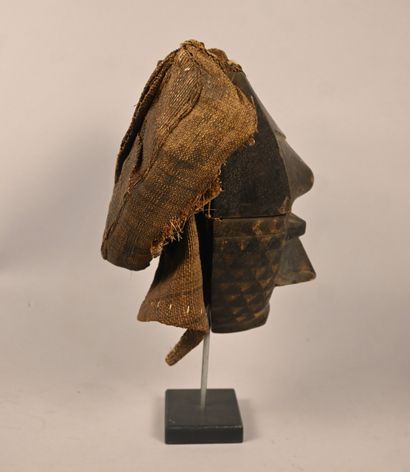 Masque Kuba casque avec coiffe textile, première...