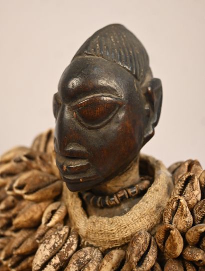 Yoruba - Nigeria - 'Ibeji' twin figure with...