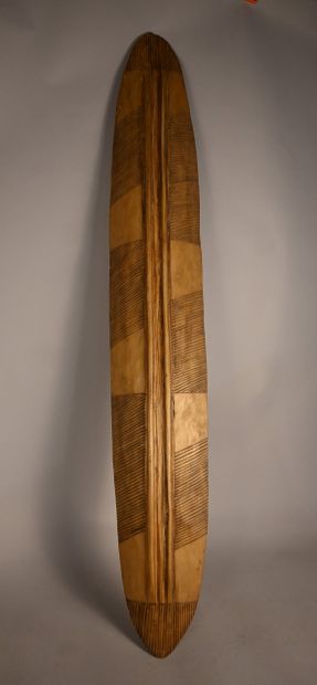 Wooden Mongo shield - DR Congo - first half...