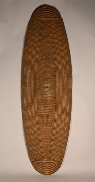 Lobala shield in raffia - DR Congo - early...
