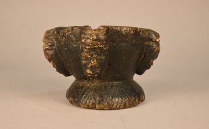 Mortar in soapstone - Kongo - first half...