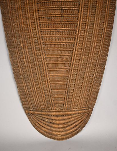 Lobala shield in raffia - DR Congo - early...
