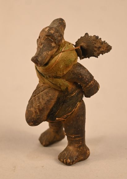Figure anthropomorphe en terre cuite – Cameroun...