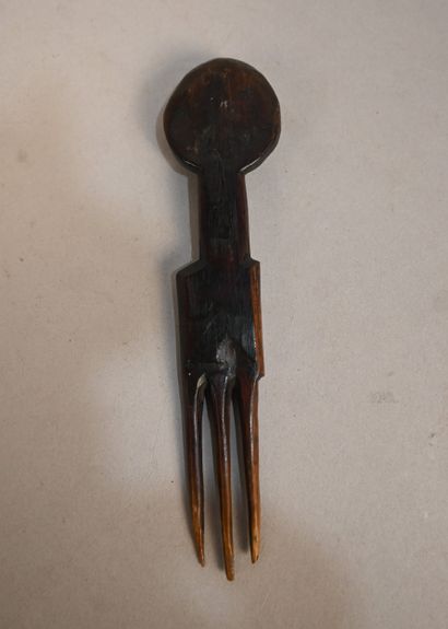 Peigne anthropomorphe Yaka – RD Congo – première...