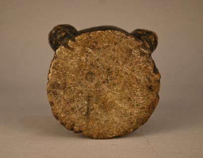 Mortar in soapstone - Kongo - first half...