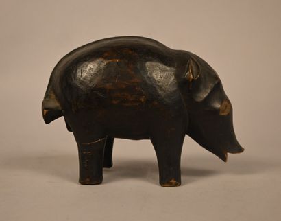 Figure zoomorphe Luba, RD Congo, première...
