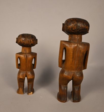 Paire de figures Chokwe – RD Congo / Angola...