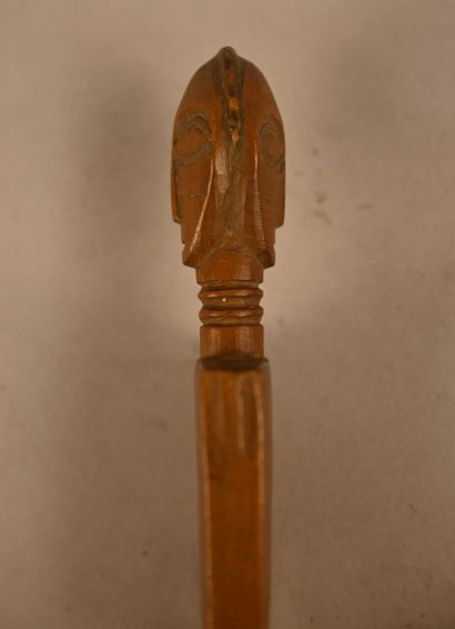 Peigne Akan à tête janiforme – Ghana – première...