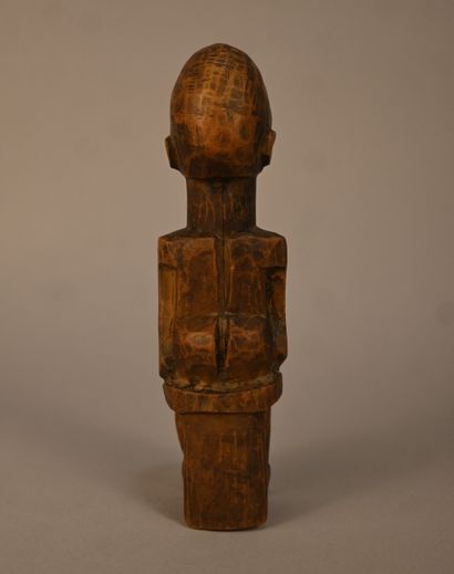 Lobi - Burkina Fosa - Seated female wooden...