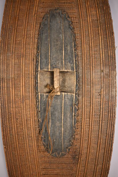 Lobala shield in raffia - DR Congo - early...