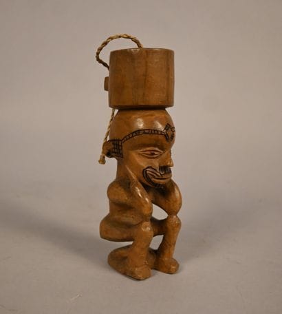 Boîte à tabac Lulua figurative – République...
