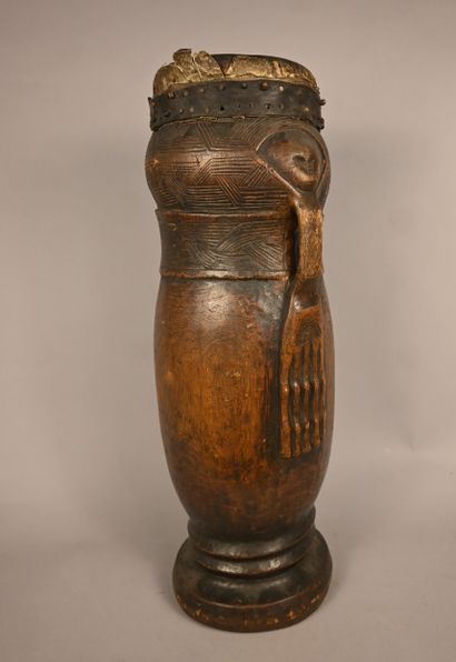 Tambour anthropomorphe Kuba – RD Congo –...