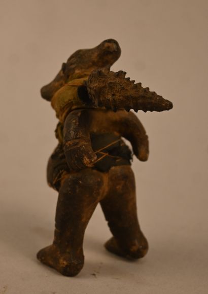 Figure anthropomorphe en terre cuite – Cameroun...