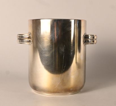 Art Deco silver-plated wine bucket, Quist,...